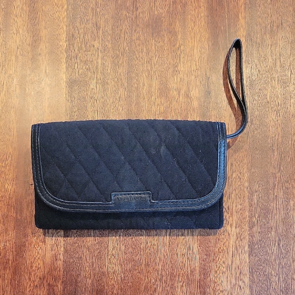 Chanel Black Quilted Clutch